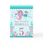 Petite fille sirène Anniversaire