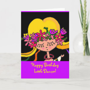 Carte Petite fille Ukrainienne Folk Art par Vera Trembac