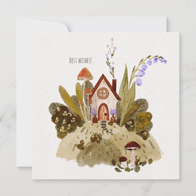 Carte Petite illustration de maison confortable (Devant)