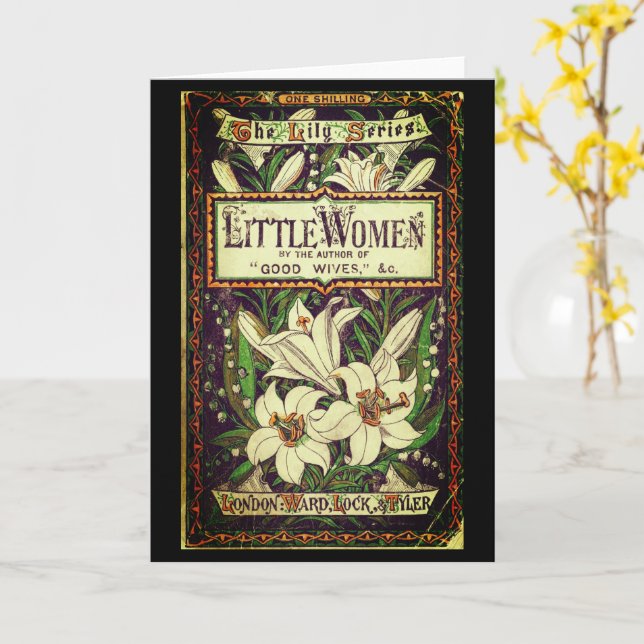 Carte Petites femmes | (Fleur jaune)