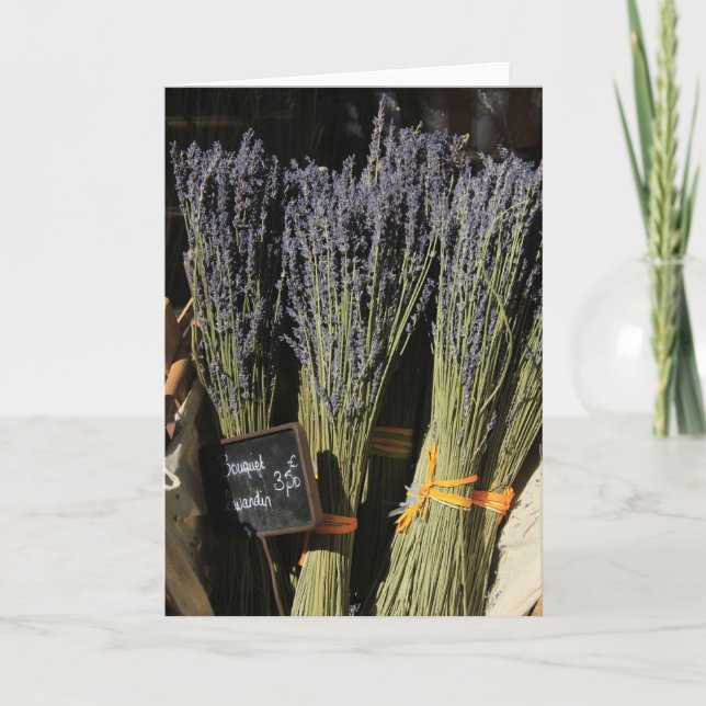 Carte Petits bouquets de lavande (Devant)