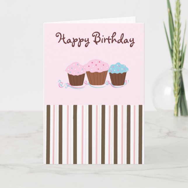 Carte Petits gâteaux d'anniversaire (Devant)