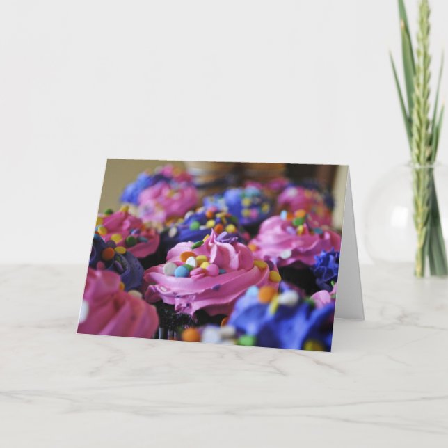 Carte Petits gâteaux d'anniversaire (Devant)