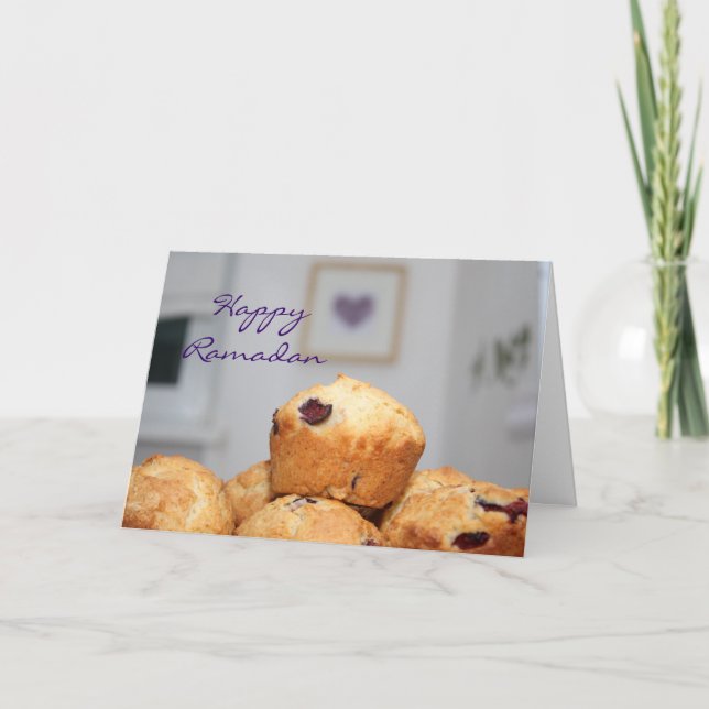 Carte Petits pains heureux islamiques de bonbons à (Devant)