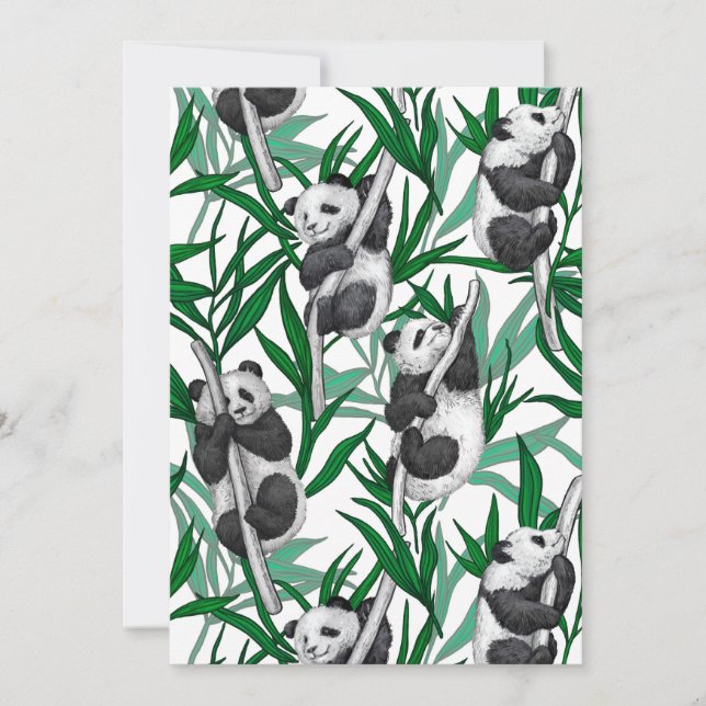 Carte Petits panda sur (Devant)