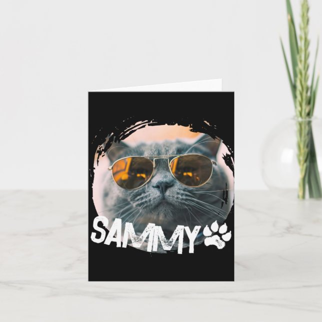 Carte Pets Simple Modern Nge Cool Name And Photo T Shirt (Devant)