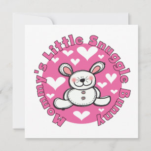Carte Peu de lapin du câlin de la maman