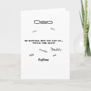 Carte Peu Importe Comment Vous Le Dites