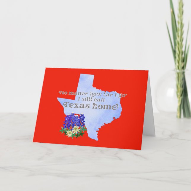 Carte Peu importe jusqu'où je vais J'appelle toujours Te (Devant)