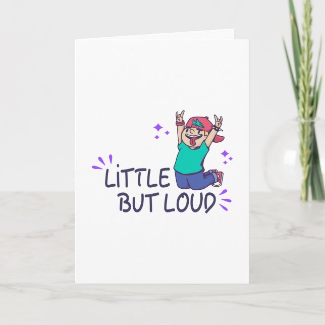 Carte Peu mais bruyant (Devant)