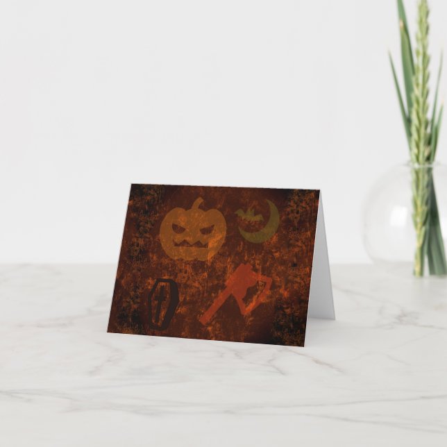 Carte Peurs d'Halloween sur Eerie Arrière - plan (Devant)