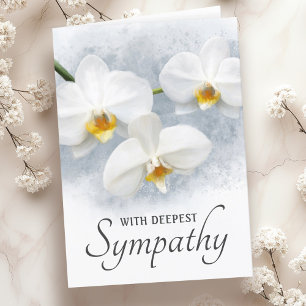 Carte phalaenopsis d'orchidées blanches avec la plus pro