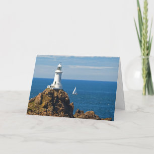 Carte Phare blanc (carte d'anniversaire)