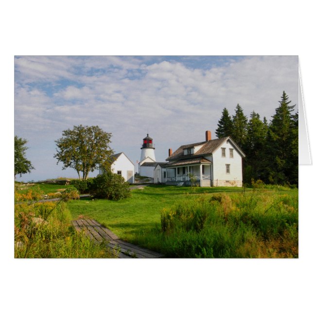 Carte phare Burnt Island (Devant horizontal)