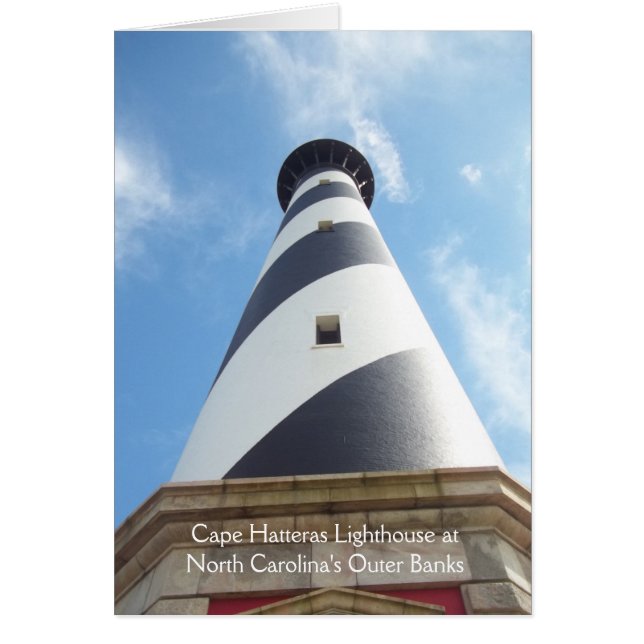 Carte phare Cape Hatteras Outer Banks NC (Devant)