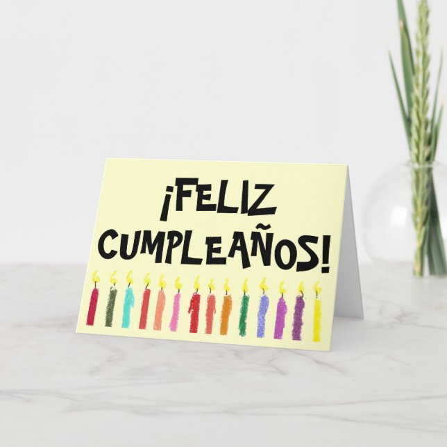 Carte phare d'anniversaire - espagnol (Devant)
