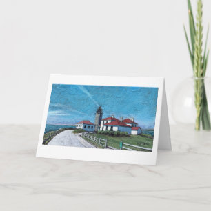 Carte Phare de Beavertail en Jamestown, RI