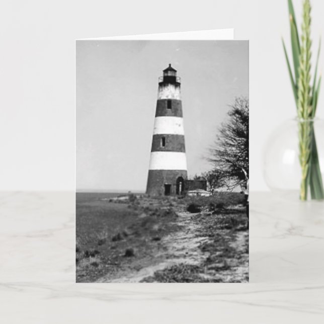 Carte Phare de l'île de Sapelo (Devant)