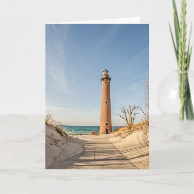 Carte Phare de Little Sable Point au lac Michigan (Devant)