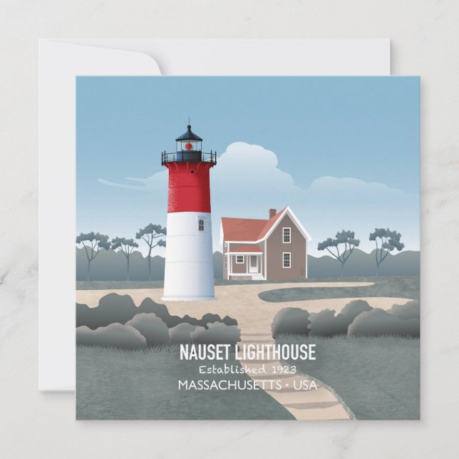 Carte Phare de Nauset (Devant)