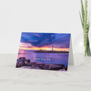 Carte Phare de père Noël Cruz, CA