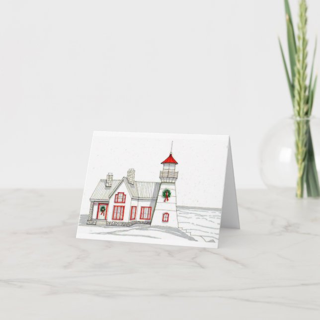 Carte phare de vacances (Devant)