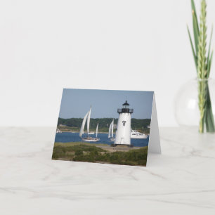 Carte Phare d'Edgartown au Martha's Vineyard