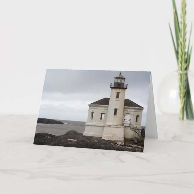 Carte Phare en bord de mer (Devant)
