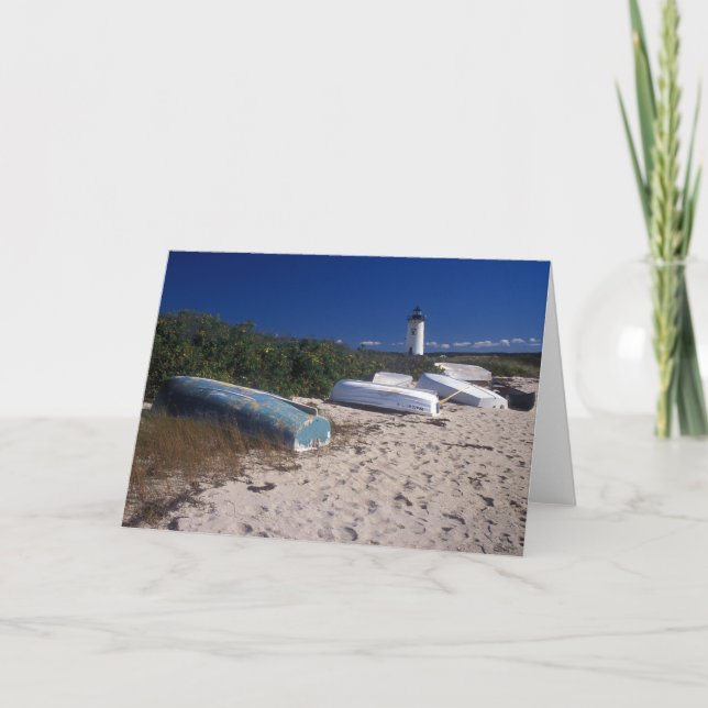 Carte Phare et bateaux d'Edgartown (Devant)