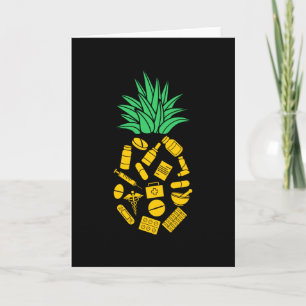 Carte Pharmacien Pineappé Technicien en pharmacie PharmD