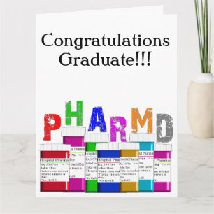 Carte Pharmacienne 'Félicitations' lll