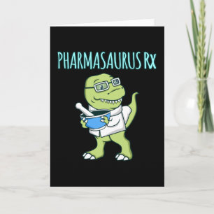 Carte Pharmasaurus Pharmaciste Technicien en pharmacie P