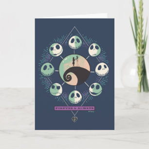 Carte Phases Jack & Sally Moon - Forever & Always