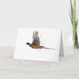 Carte Pheasant volant