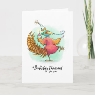 Carte Pheasin Anniversaire