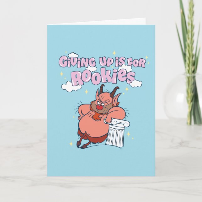 Carte Phil - Giving Up is for Rookies Card (Devant)