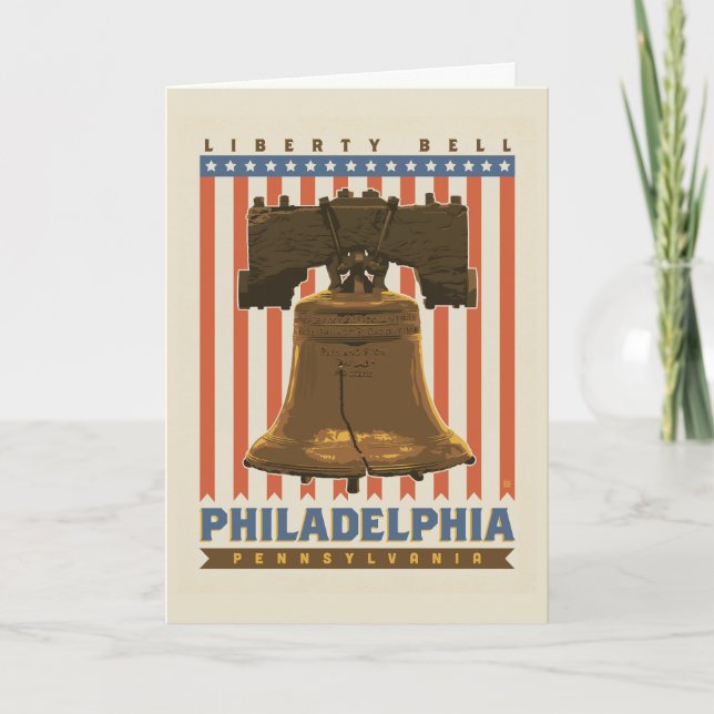 Carte Philadelphie | Liberty Bell (Devant)
