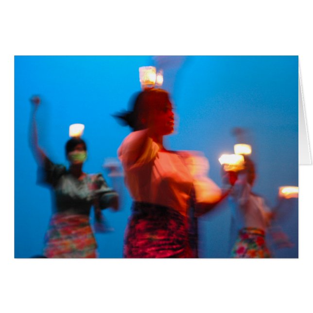 Carte philippine de danse de Pandango SA Ilaw (Devant horizontal)