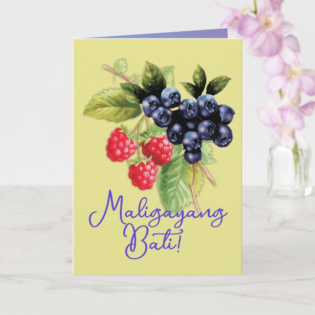 Carte Philippines | Maligayang Bati (Orchidée)