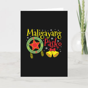 Carte Philippines Noël philippin Maligayang Pasko