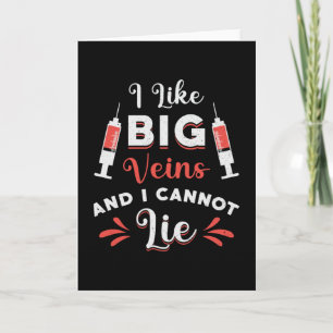 Carte Phlebotomiste J'Aime Grosse Veines Infirmière Phle