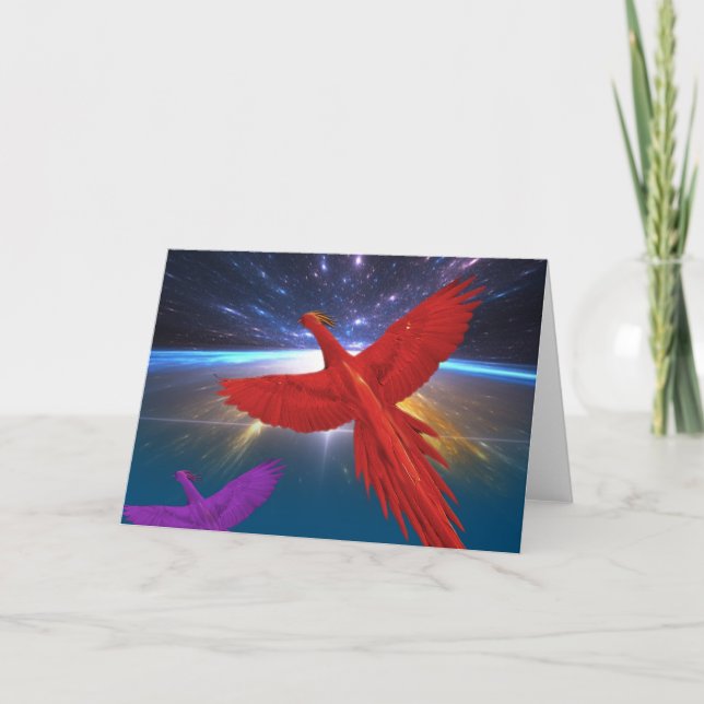 Carte Phoenix dans l'espace (Devant)