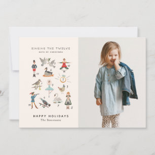 Carte photo 12 jours de Noël