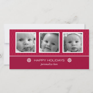 Carte photo 3 horizontal
