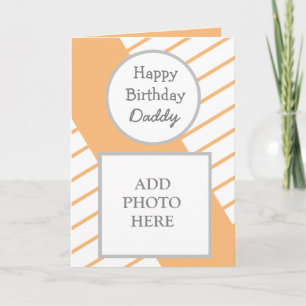Carte photo Abstrait moderne heureux anniversaire 