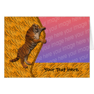 Carte photo animal tigre