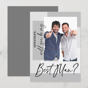 Carte Photo Best Man Proposition