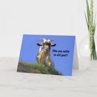 Carte Photo Billy Goat