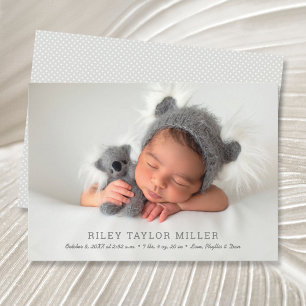 Carte Photo Birth Announligne