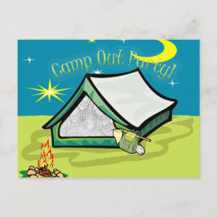 Carte photo Camp Out